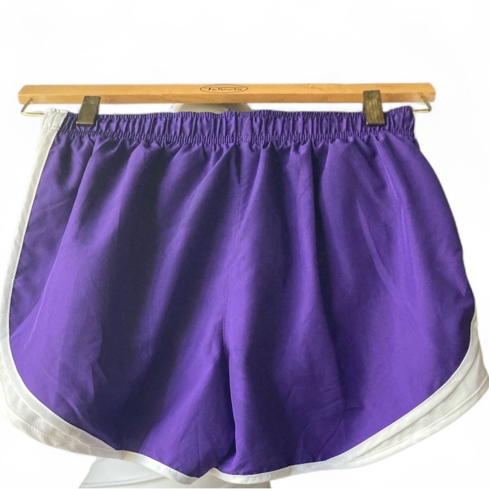 Nike Women's Athletic Running Shorts in Purple and White EUC Size Medium - Picture 2 of 4